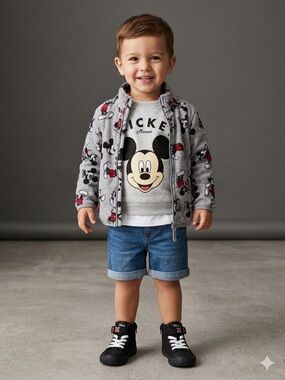 H&M x Disney Mickey Mouse Boys 6-Piece Clothing & Shoe Bundle Set Size 2-3Y 9.5